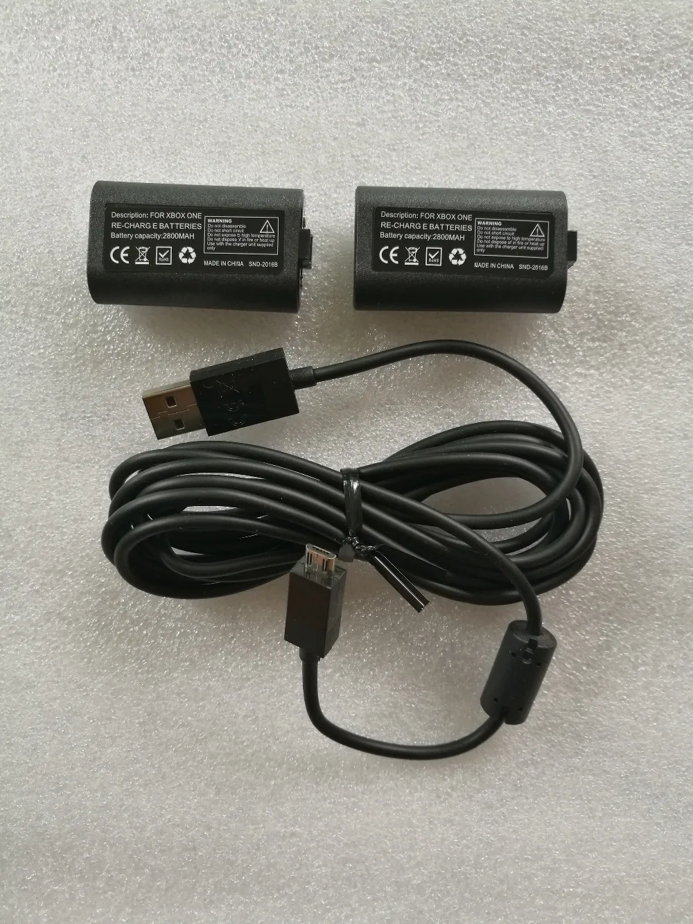 Аккумуляторные батарейки 2800 мАч с 1 USB-кабелем для зарядки