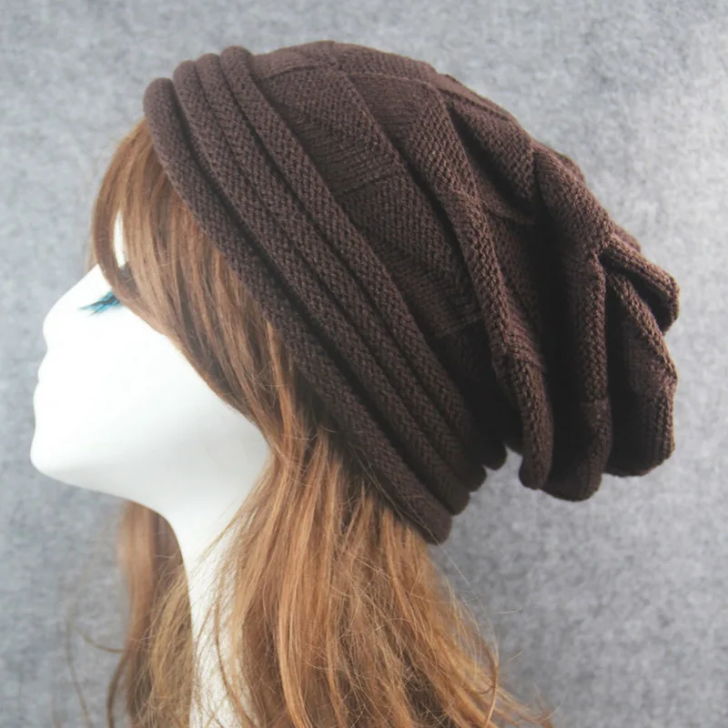 Laamei Unisex Crochet Hat Skullies Beanies Bonnet Femme Hip Hop 2018 Winter Warm Knitted Women Men Hats Dropshipping | Аксессуары для