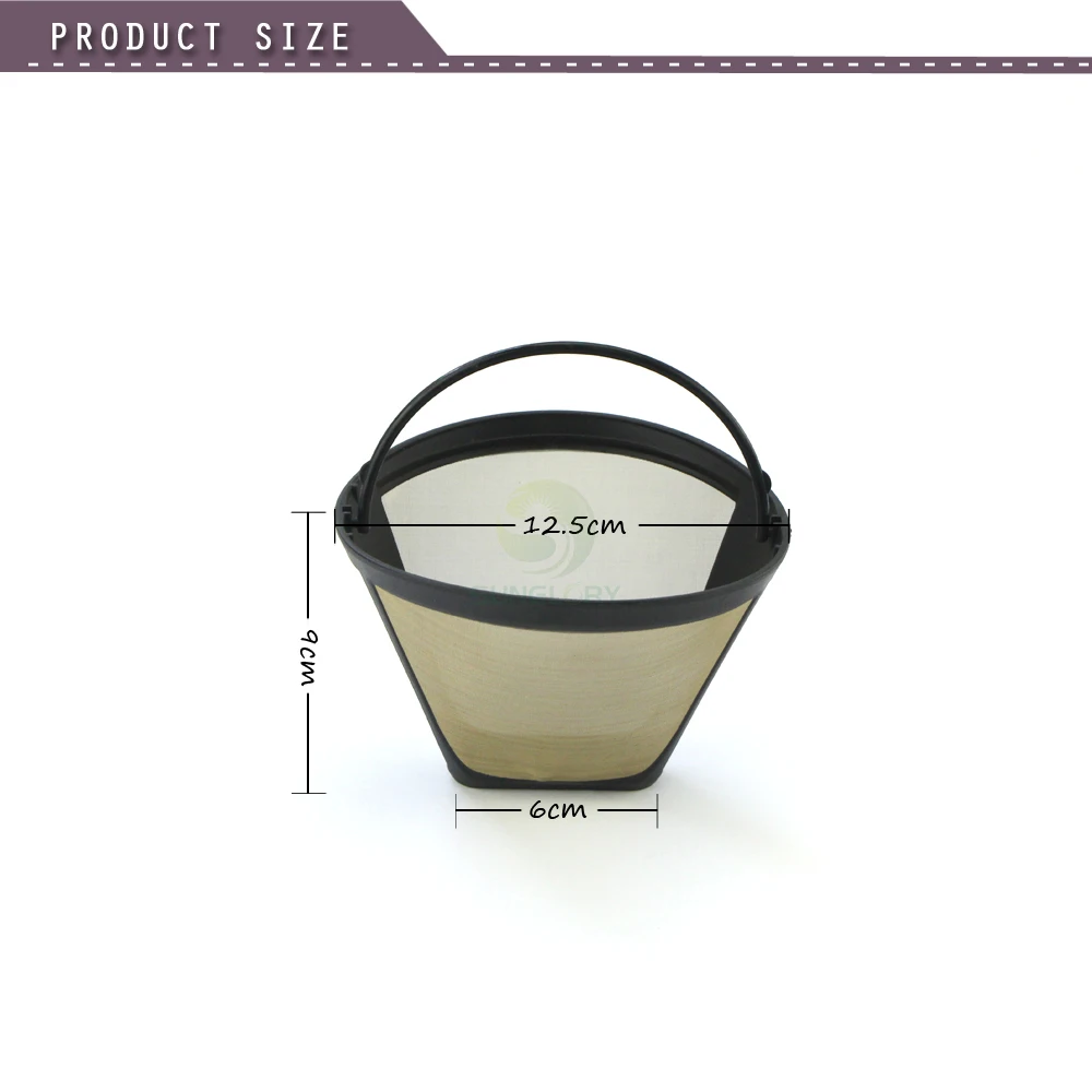 

Reusable Coffee Filter Basket Style Stainless Steel Permanent Handmade Coffee Makers Filter Coffee Strainer Bucket Cafe Tools