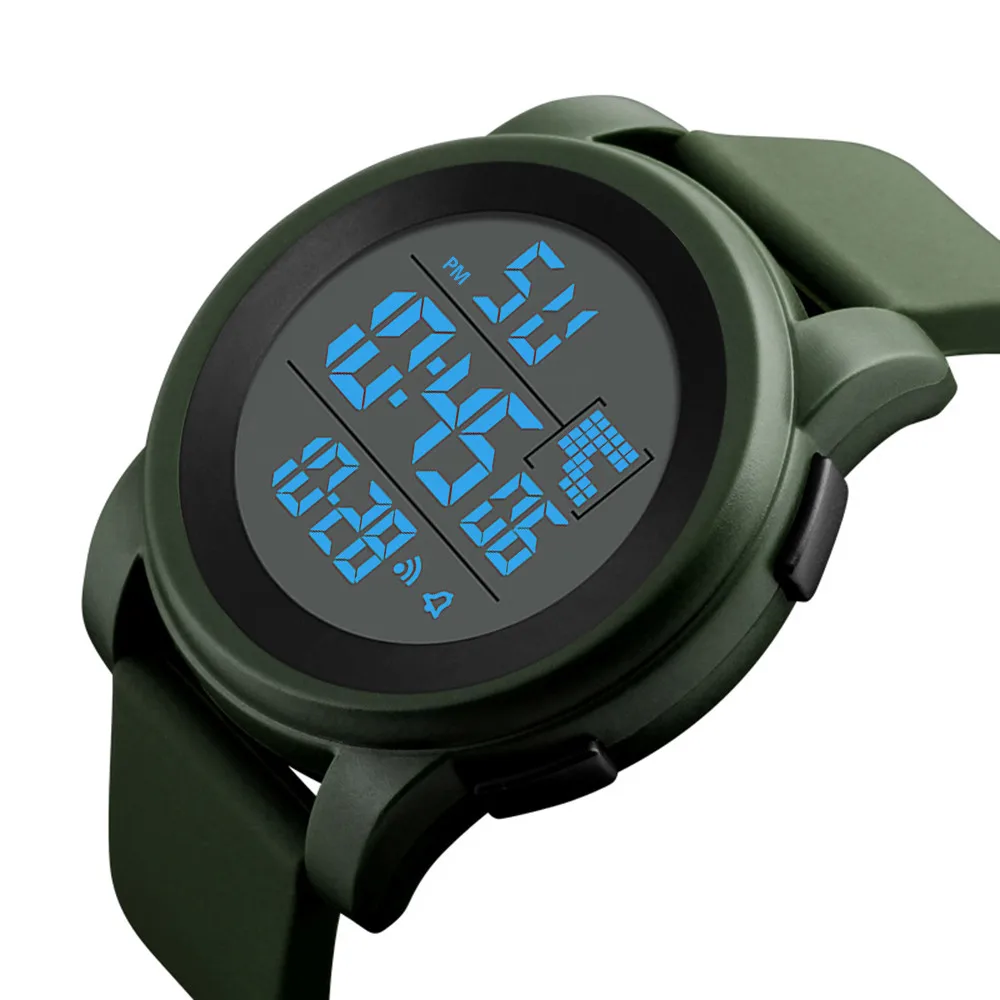

Watch Men Fitness Watch Luxury Men Analog Digital Military Sport LED Waterproof Wrist Watch Erkek Kol Saati