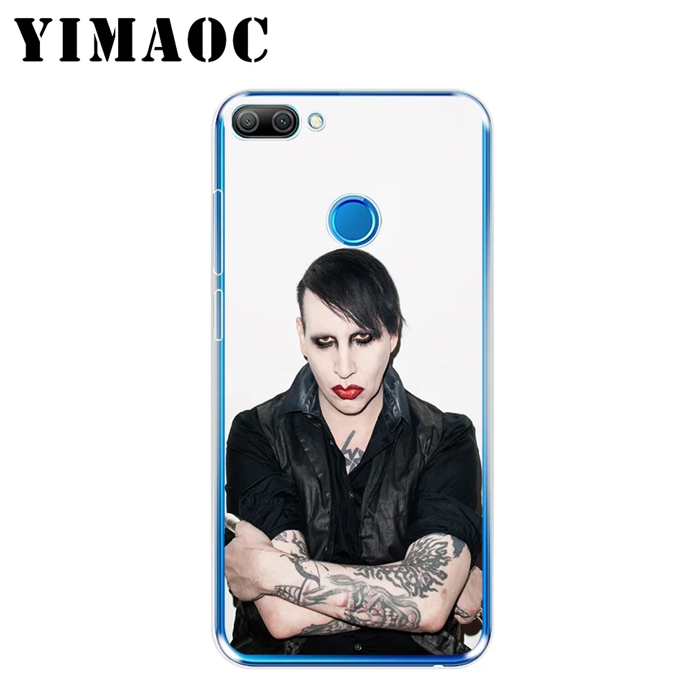 YIMAOC Marilyn Manson Soft Case for Huawei Mate 30 20 P30 P20 P10 P9 P8 2015 2016 2017 P Smart Lite Pro |