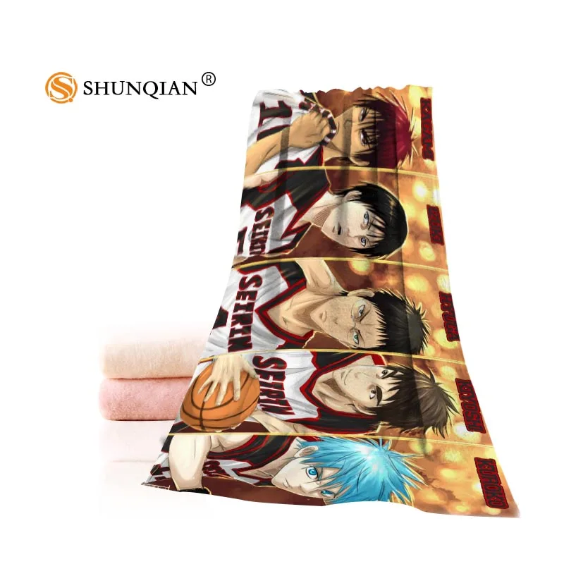 Custom Kurokos Basket полотенец s из микрофибры ткань популярное полотенце для лица/банное полотенце Размер 35 x75cm, 70x140 cm напечатать вашу картинку - Цвет: Светло-желтый