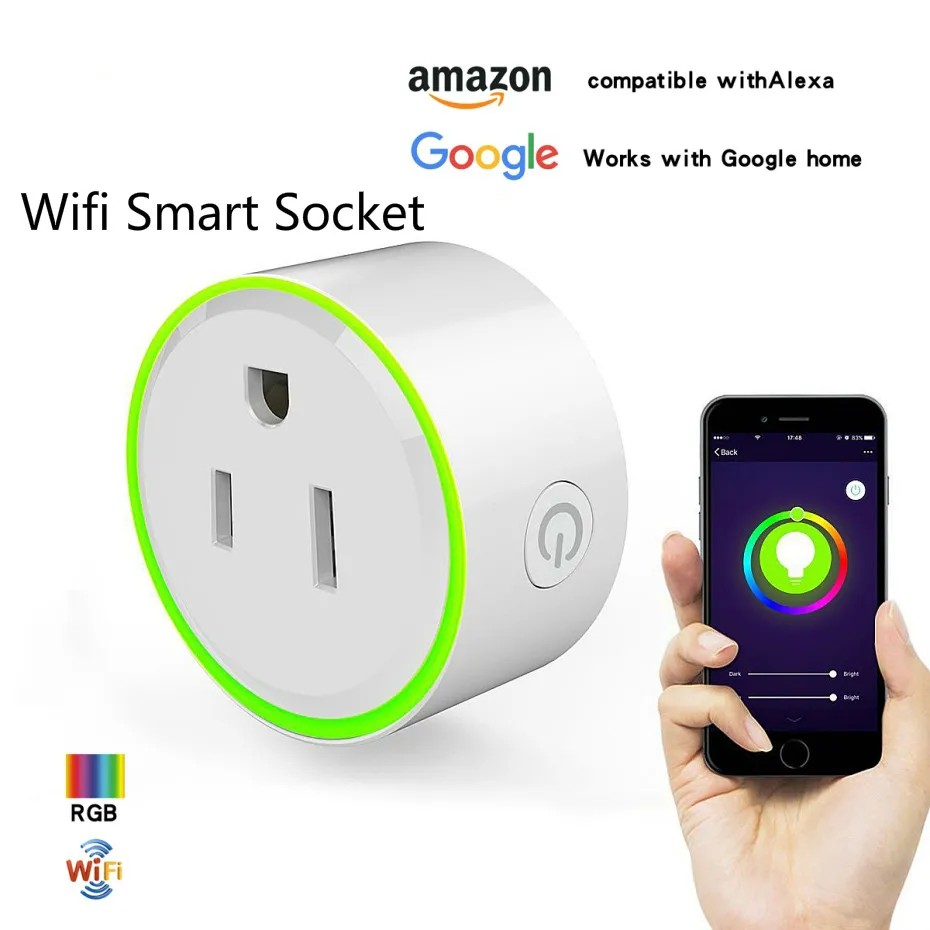 Умное зарядное устройство для мини розетки Wi Fi беспроводной пульт