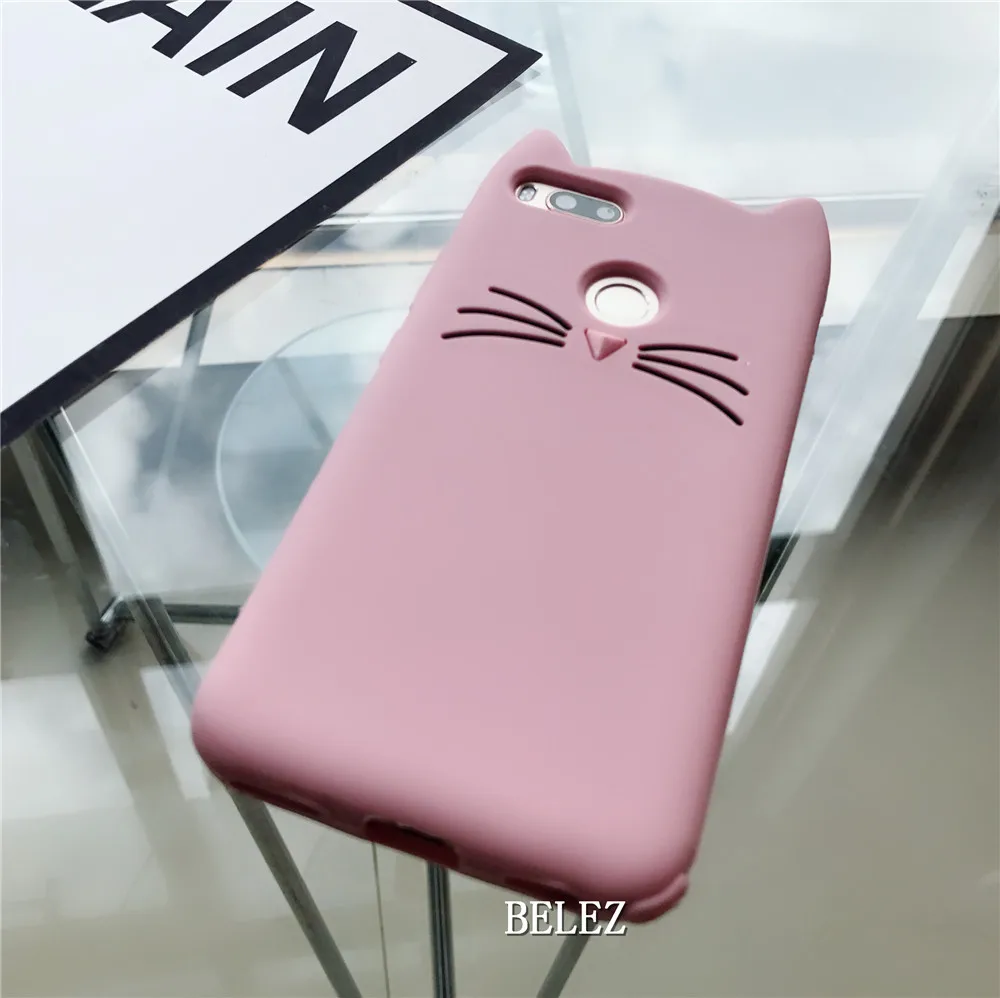 3D милый чехол с кошачьими ушками для Xiao mi Red mi Note 6 Pro 5 6A 5A Prime mi F1 mi 6 8SE 5X A1 A2 Lite силиконовый мягкий блестящий чехол