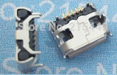 10 шт. Micro 5pin usb разъем для зарядки Lenovo L PAD A1 07 A390E A560E HuaWei C8600 C8500 U8150 U8800|connector c13|connector