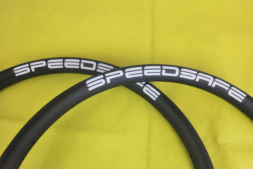 Карбоновые диски Speedsafe 27.5er MTB AM Enduro UD матовые асимметричные без крючка 35 мм