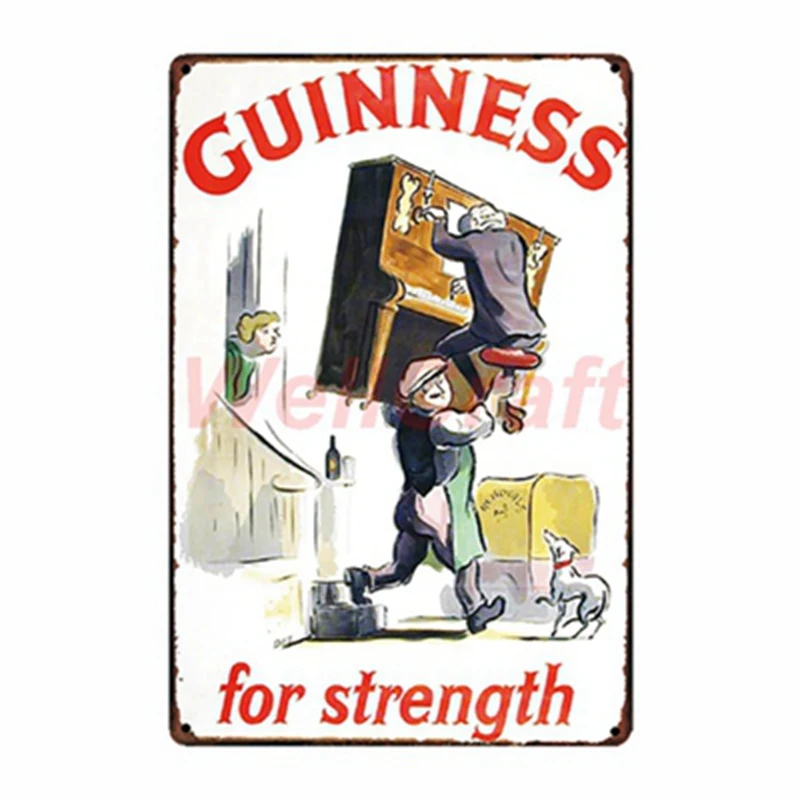 [WellCraft] Guinness металлические знаки плакат налет пива роспись античный подарок Винтаж ремесло Бар Паб Декор FG-210 - Цвет: WA 2031