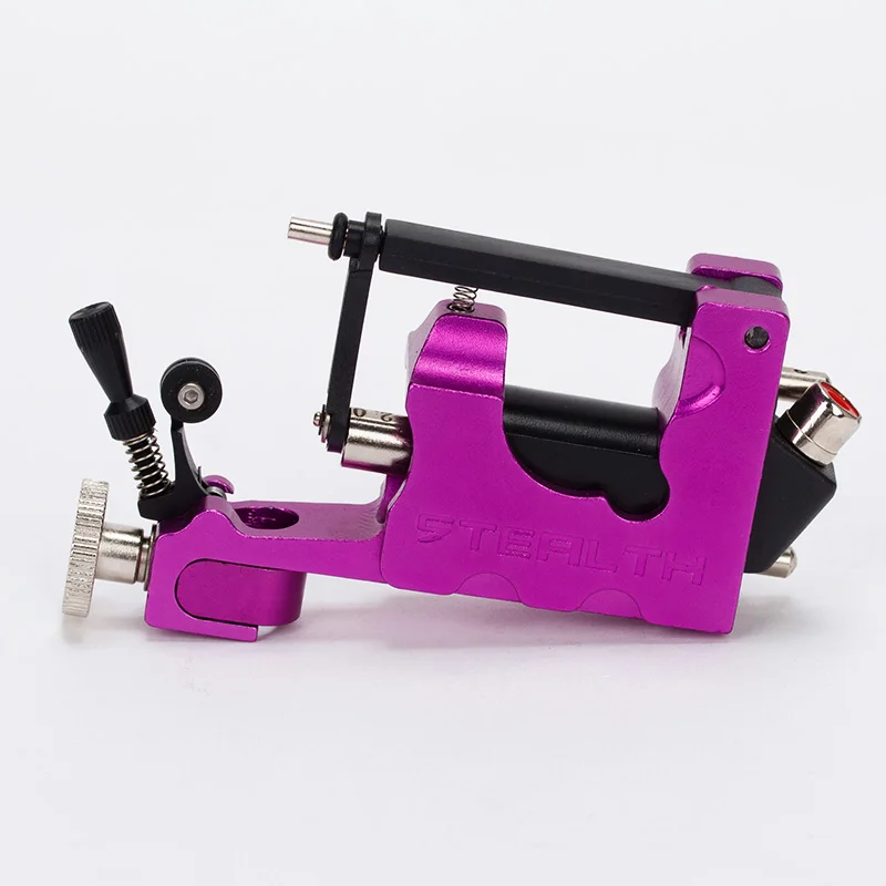 

STEALTH ROTARY Aluminum Rotary Tattoo Machine Strong Consistent Power for Shader & Liner Purple one