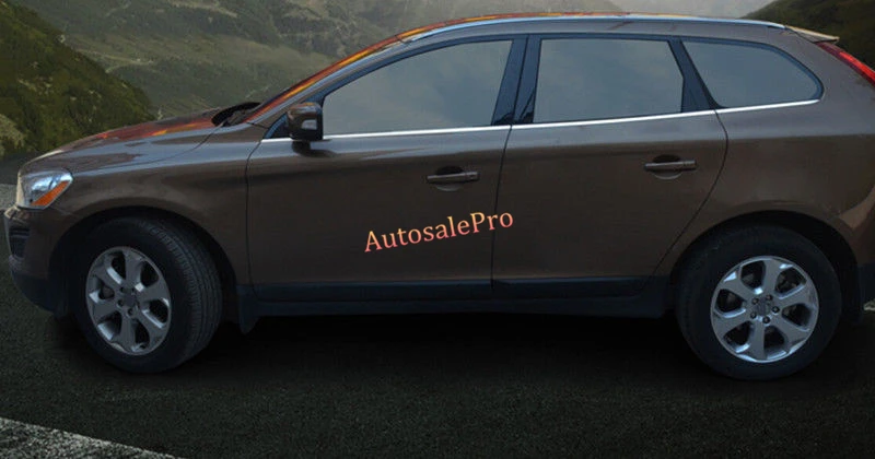Накладки для нижней оконной рамы из нержавеющей стали 6 шт. VOLVO XC60 2009 - 2015 |