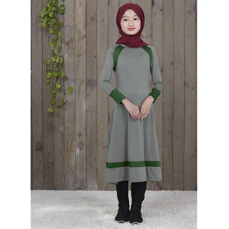 Новое мусульманское платье для девочек длинные традиционные исламские халаты с