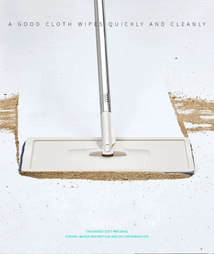 Волшебная Швабра для чистки швабры из микрофибры с ведром, плоская Швабра для мытья дома, кухни, пола, чистая, ручная работа