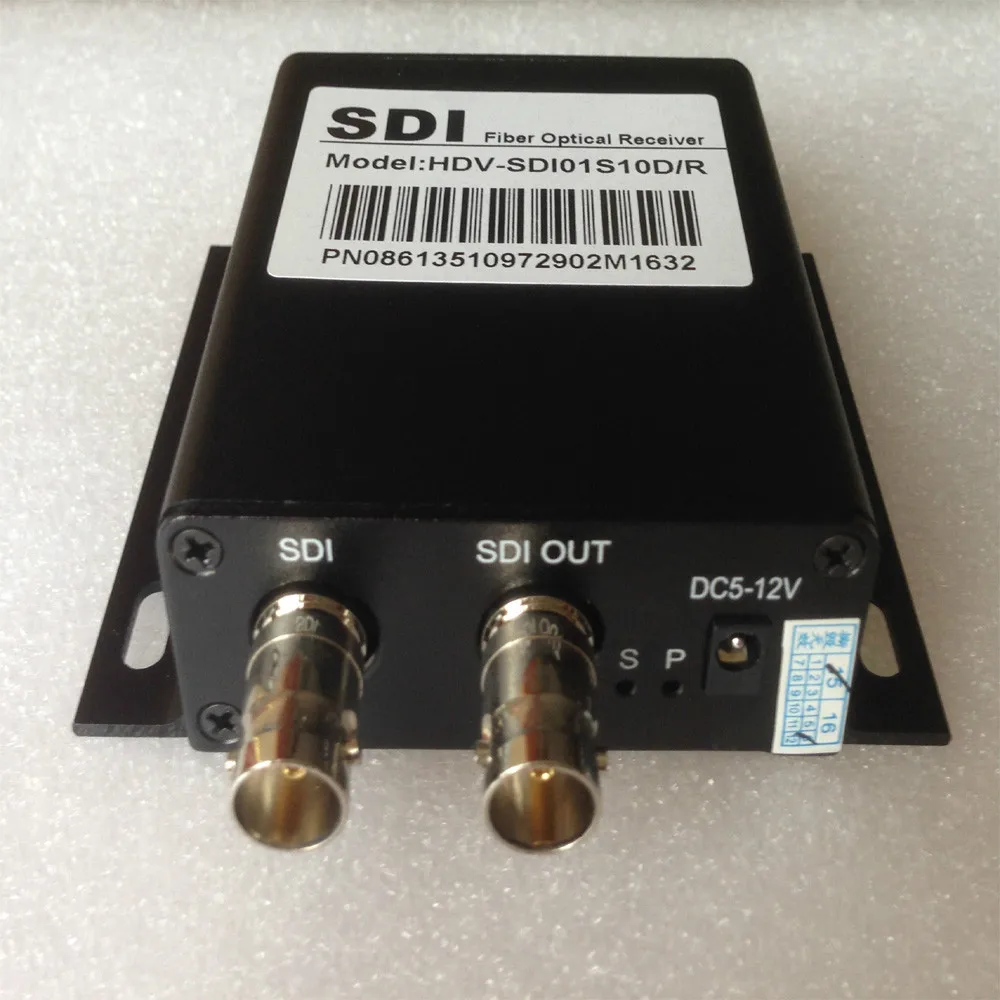 Высококачественный HD SDI оптический медиа конвертер из волокна в передатчик и