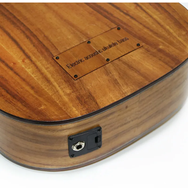 Электрическая цельная ель безрезная укулеле бас 30 дюймов Ubass гитара 4 струны мини