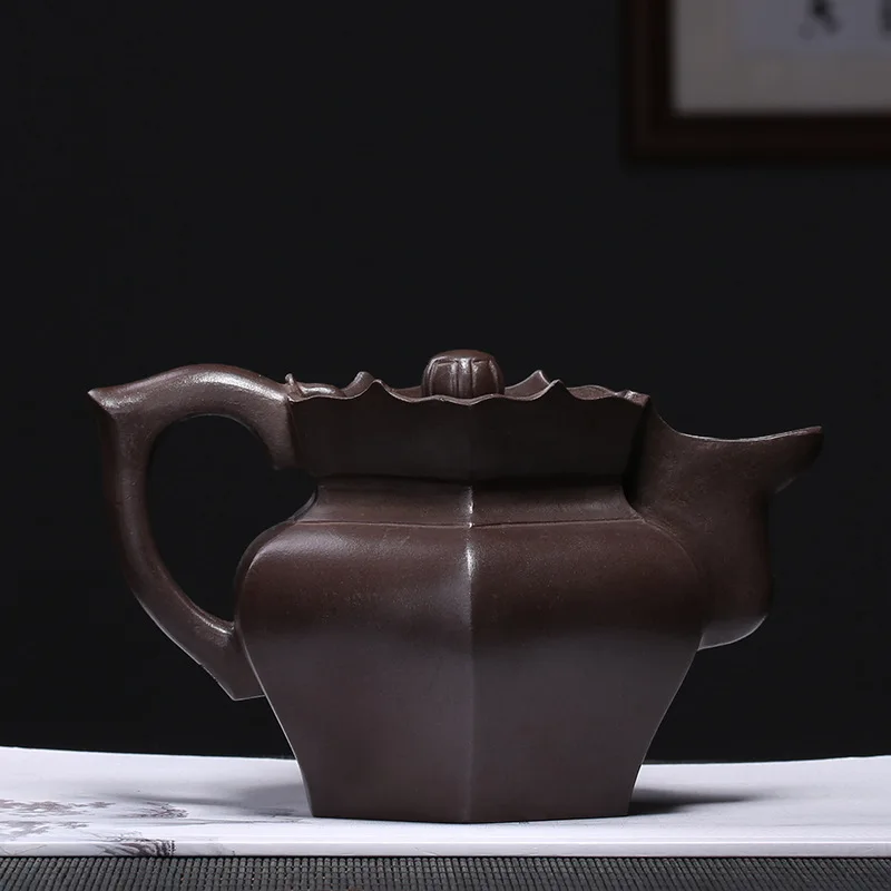 Шапка монаха фиолетовый глиняный горшок имитирует старый чтобы вернуть