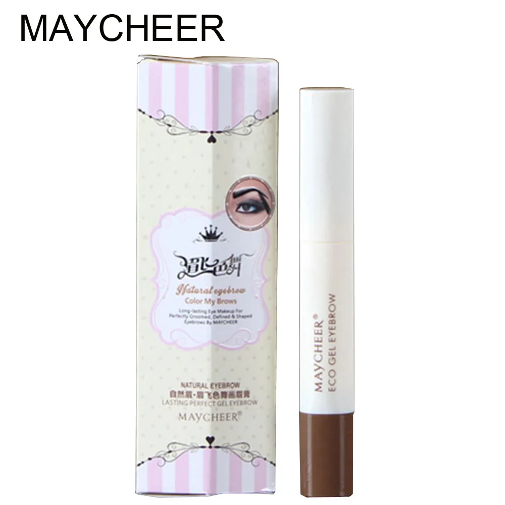 Тени для бровей MAYCHEER 5 цветов влагостойкие легко наносятся|gel finger|gel mousegel |