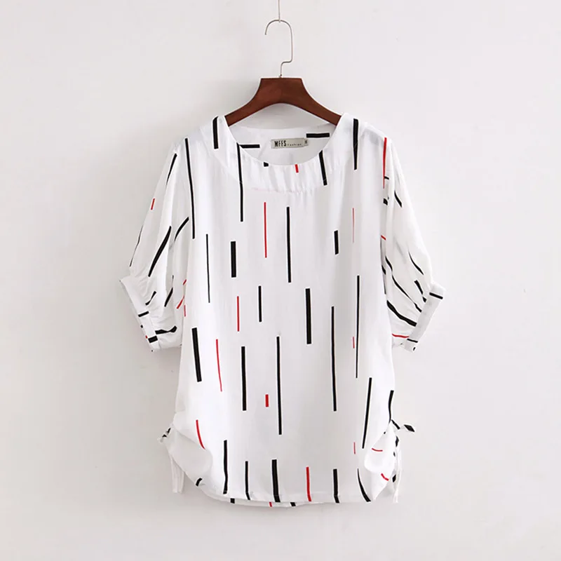 Большой Размеры Для женщин 2019 лето новая футболка плюс удобрения увеличение Цвет