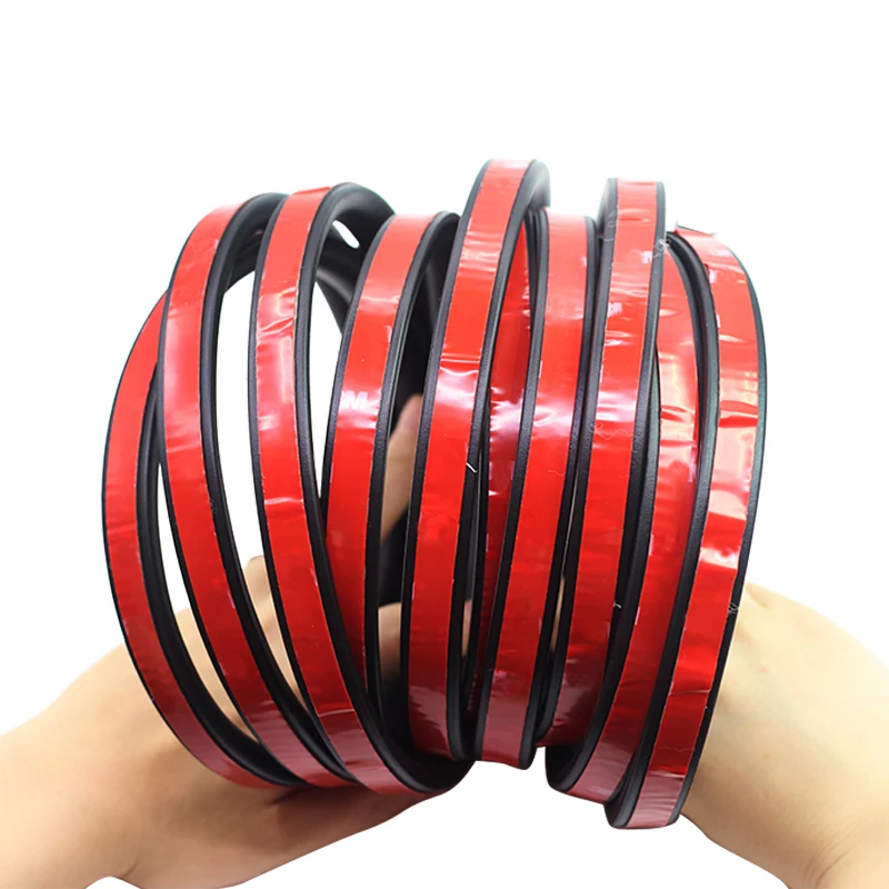 Cawanerl 2 Meter 200CM Flat-D Car Trunk Rubber Seal Strip Weatherstrip Sound Insulation Waterproof Sealing Edge Trim | Автомобили и
