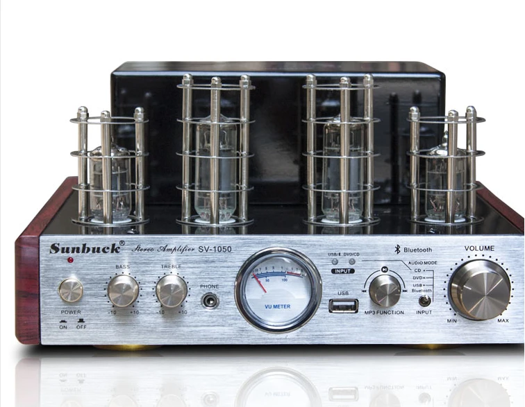 Новый 10D SV 1050B LM1875 лихорадка hifi ламповый усилитель звука bluetooth|Усилители мощности|