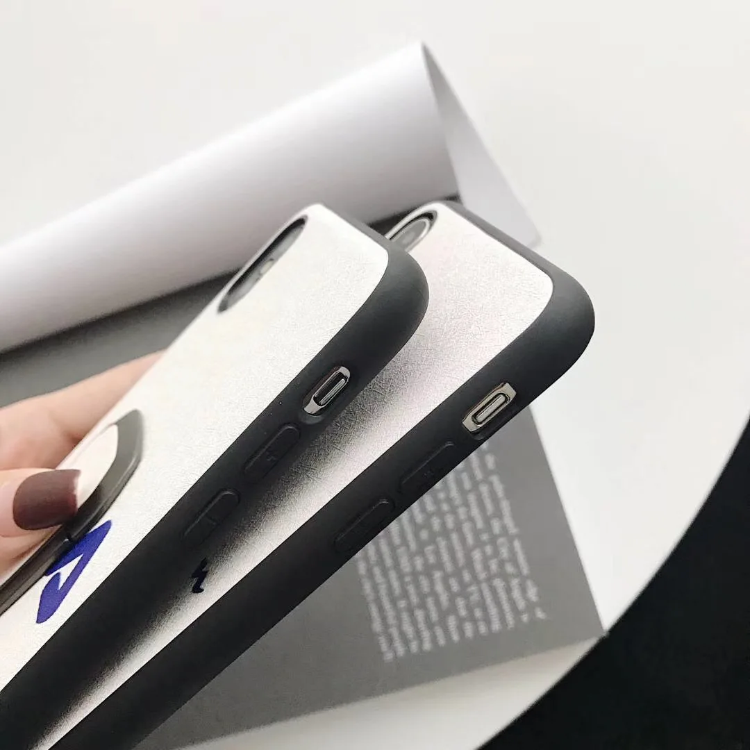 Италия Элитный бренд спортивные шелк телефон Поддержка случае для iPhone 6 6S 7 8 Plus X xs