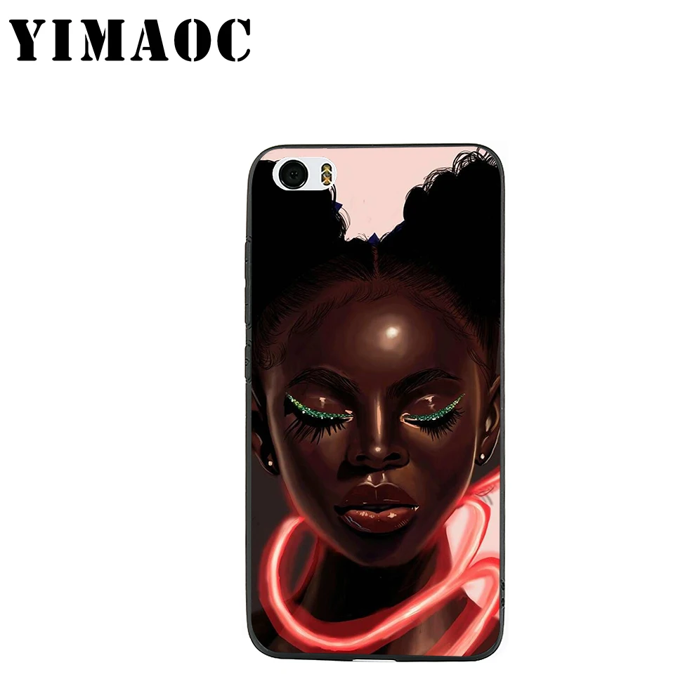 Мягкий силиконовый чехол YIMAOC Princess Black Melanin для Xiaomi Redmi Note 9 Mi 8 Se 7 6 6A A1 A2 4X 4A 5A 5 MAX 3 MiA1 |