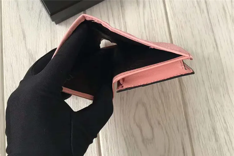 Европа и Америка vogue zig zag thread короткий кошелек с буквенным принтом для женщин
