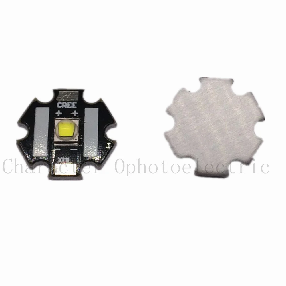 2 шт. CREE Xlamp XML2 XM-L2 10 Вт белый 6500 к высокое мощность светодиодный излучатель лампы с 20 мм радиатор для фонарика DIY