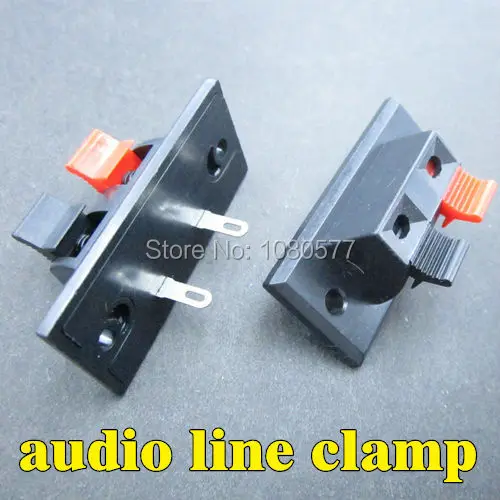 10 шт./лот 2-кнопочный зажим-пружинный переключатель сделай сам Аксессуары для