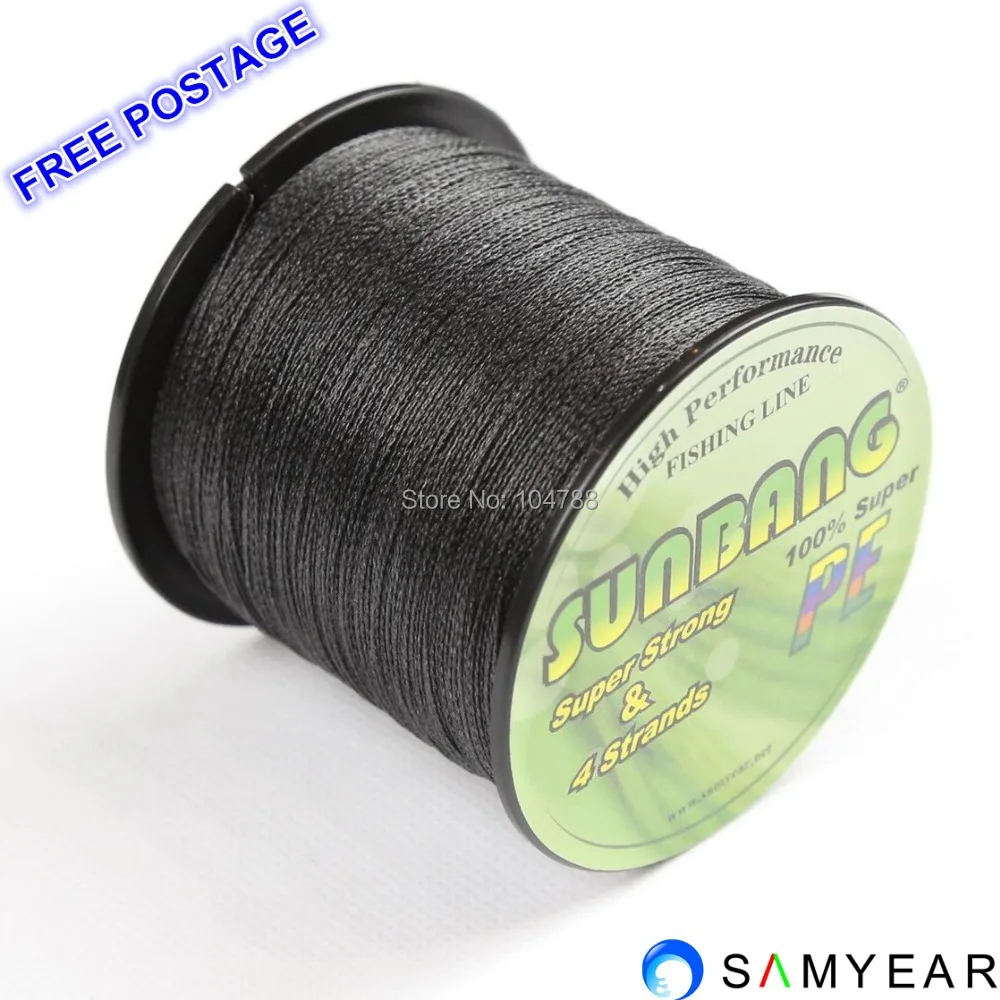 Бесплатная доставка SUNBANG PE оплетка леска 4 нити 30LB 100 M|4 strands|fishing linebraided fishing line |