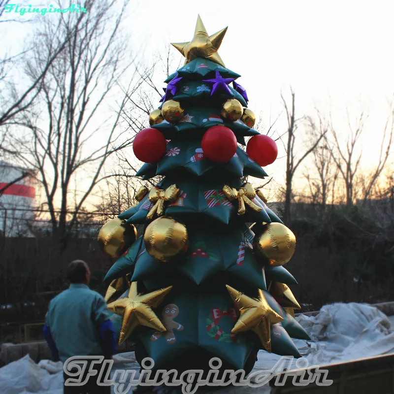 20' Outdoor Decorative Tree Inflatable Christmas Inflated with Printing for or Indoor Decoration | Дом и сад