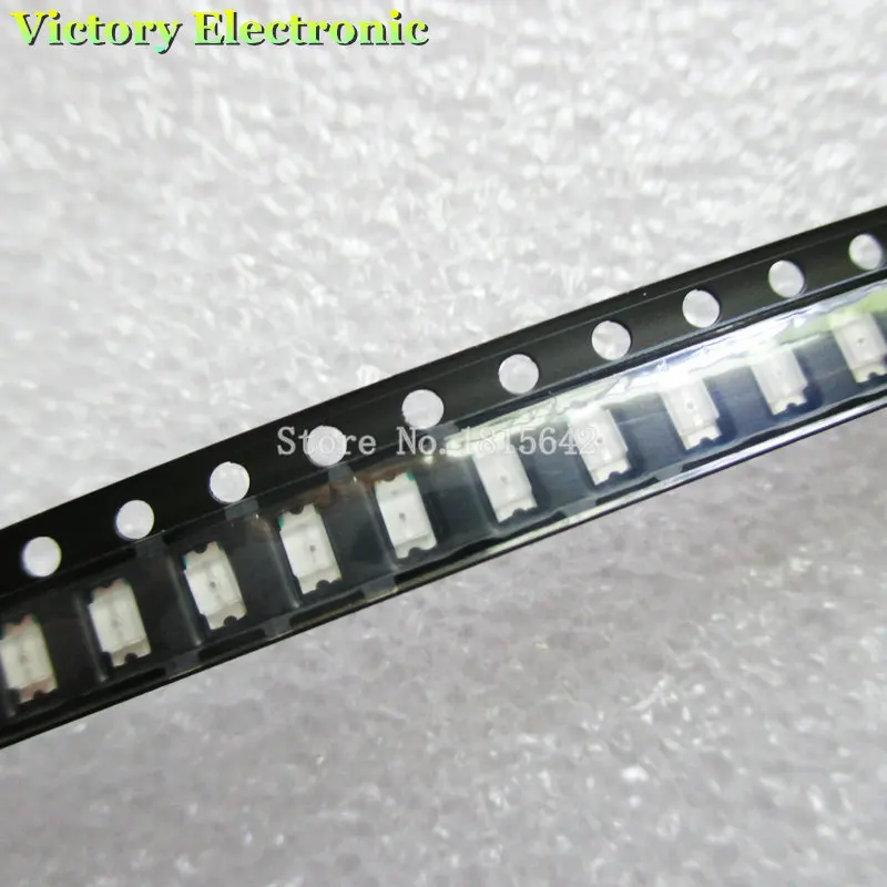 100 шт. 1206 синий светодиод SMD 3216 диоды супер яркий светодиодный 1206*3 2 мм Синий Цвет