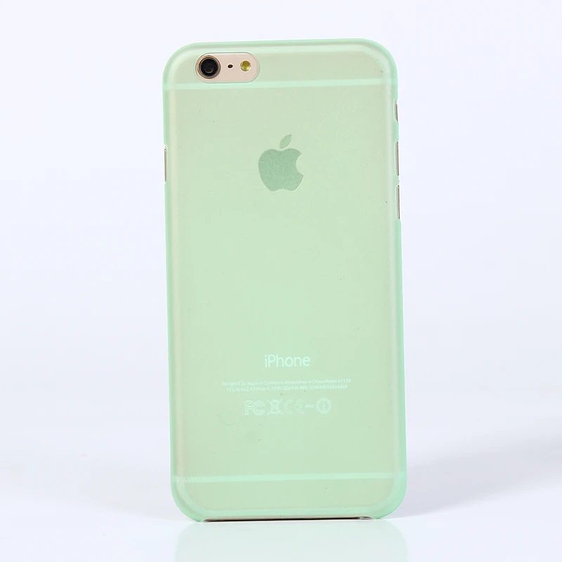 10 видов цветов ультра тонкий матовый чехол для телефона iPhone 6 6s 5 5S Прозрачная
