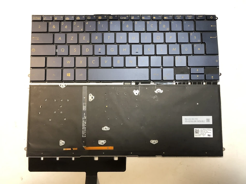 90% новости США Испанский Иврит Французский клавиатура с подсветкой для ASUS zenbook3v