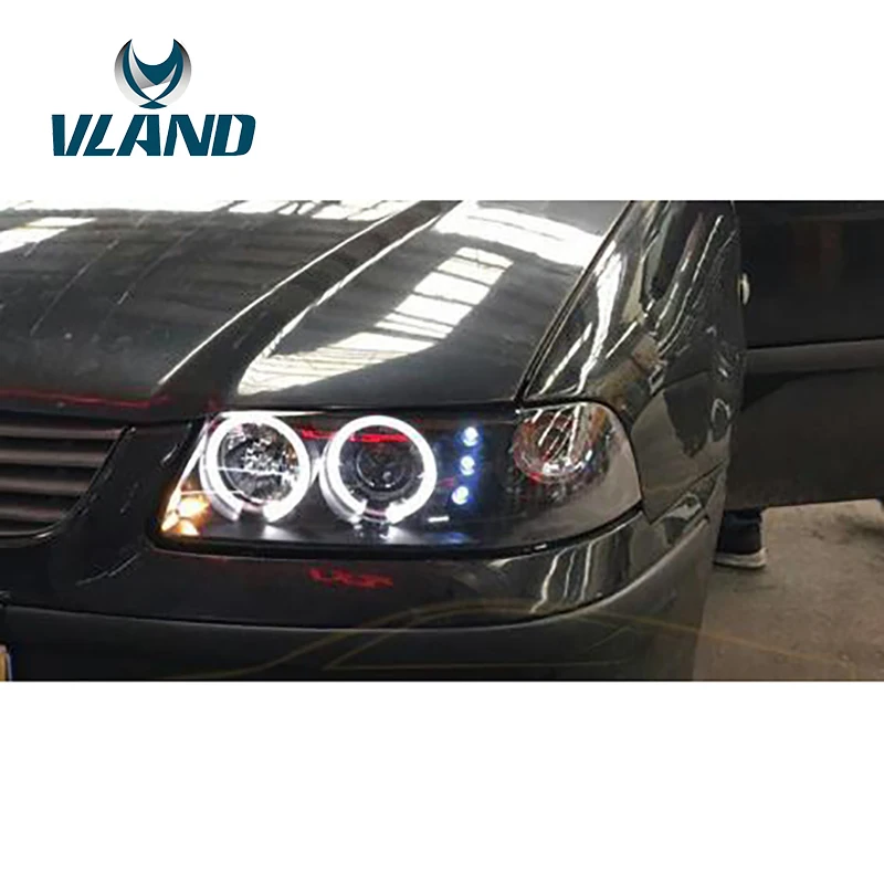 Автомобильная фара VLAND Factory для Gol 2003 2007 светодиодная H7 Биксеноновая HID линза +