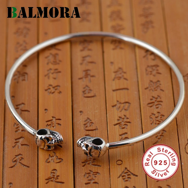 Женский и мужской браслет BALMORA винтажный из стерлингового серебра 925 пробы с