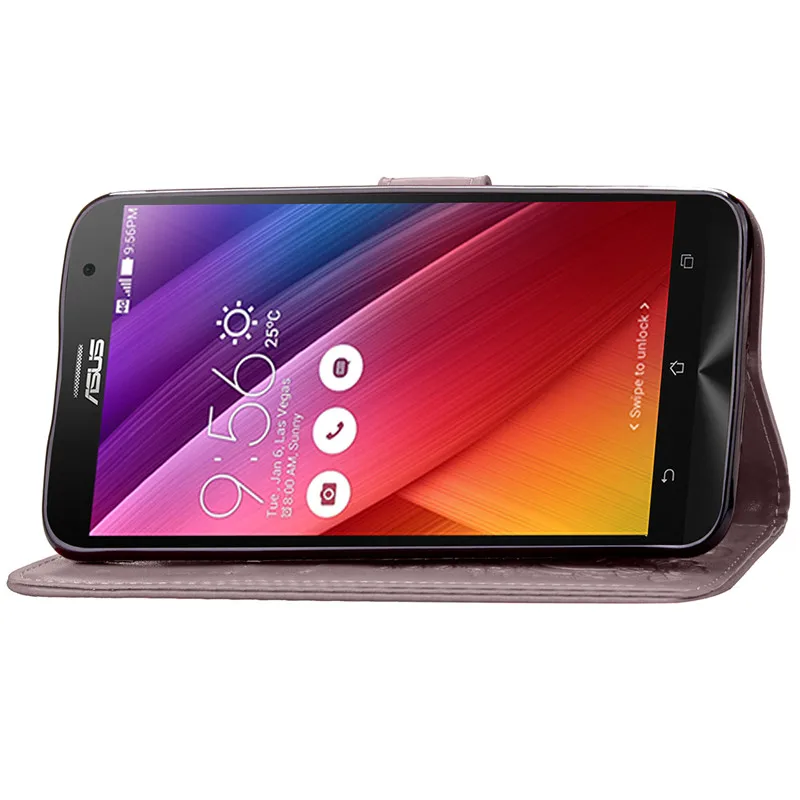 Jfvnsun чехол для Asus Zenfone 2 ZE551ML новый лист клевера цветочным узором Бумажник Стенд