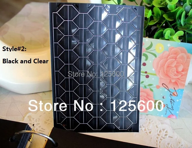 Белый черный золотой фотоальбом скрапбукинга ПВХ наклейки уголки для фото
