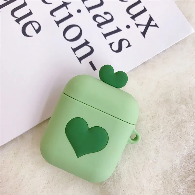 Чехол для наушников для Airpods Earpods портативный силиконовый мини круглый чехол для ушей Air Pods Pod Coque Funda