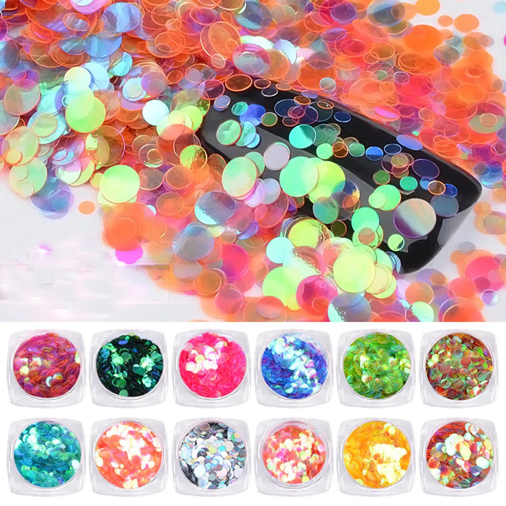 Дизайн ногтей мини круглый тонкий блестка Глиттеры для Sparkly блесток декоративные