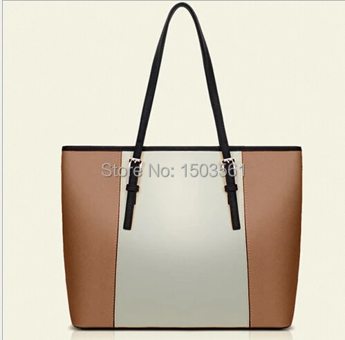 ROCKSTUD CROSSBODY TOTE BAG - 2015 Women Designer Brand Gothic Punk Handle Luggage Shopper Shoulder Handbag Bolsa 031201 | Багаж и сумки