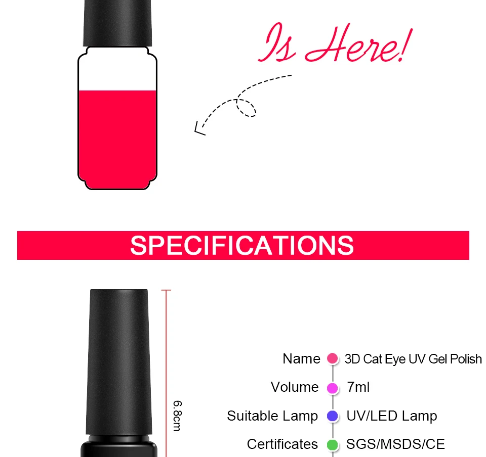 KADITION Temperature Change Top&ampBase Coat Color Gel Varnish UV Soak Off Colorful Hybrid Lacquer Chameleon Nail Polish | Красота и
