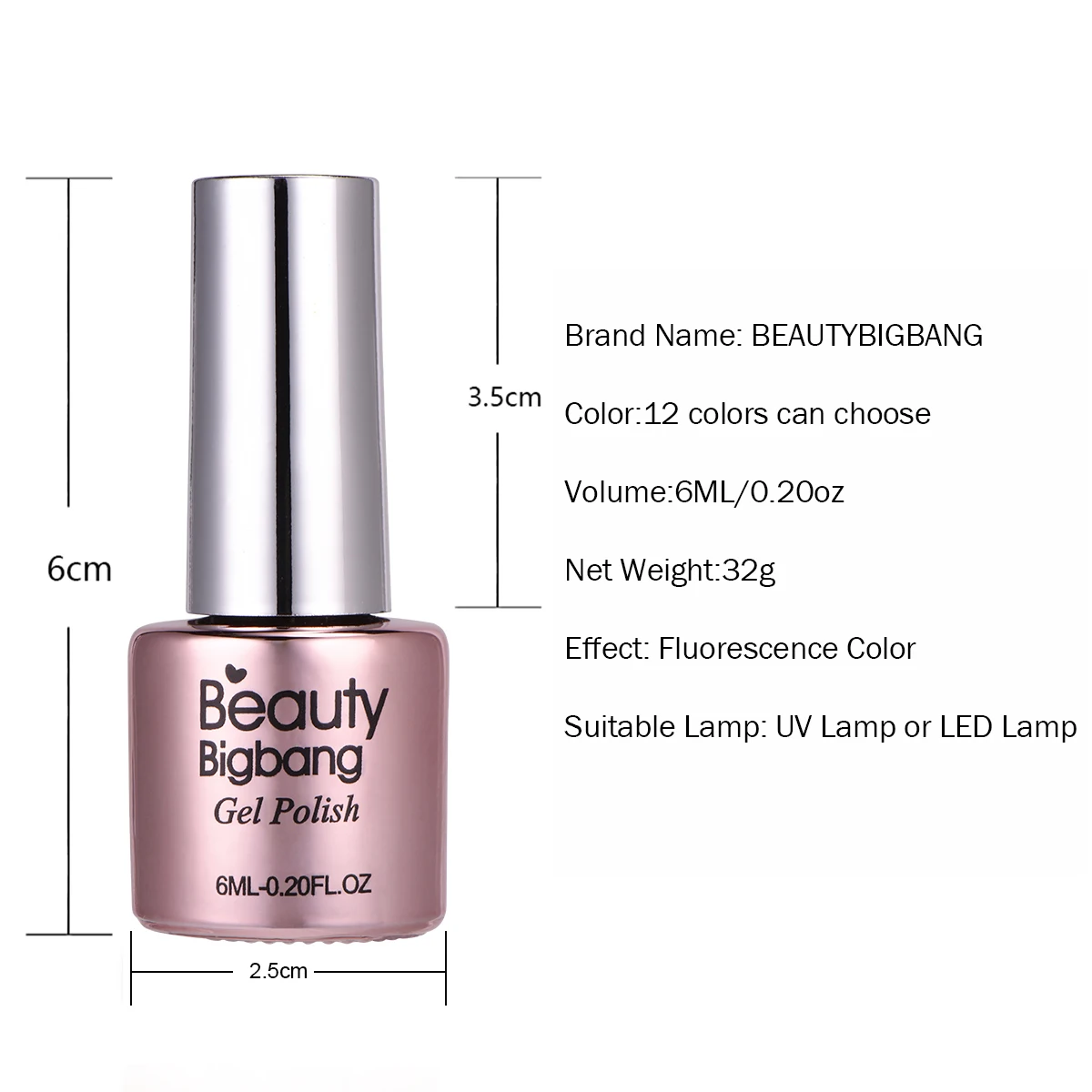 Beautybigbang неоновый гель для ногтей лак Флуоресцентный цвет гель для ногтей полигель фосфоресцирующий Vernis Ongle светящийся в темноте гель для ногтей