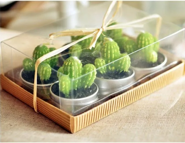 100 шт. декоративные свечи в виде кактуса|decorative decorative|decor cactusdecorations showers |