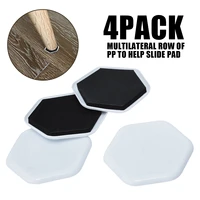 4pcsset furniture moving slider heavy duty moving pad ground magic moving mat floor scratch resistant protector