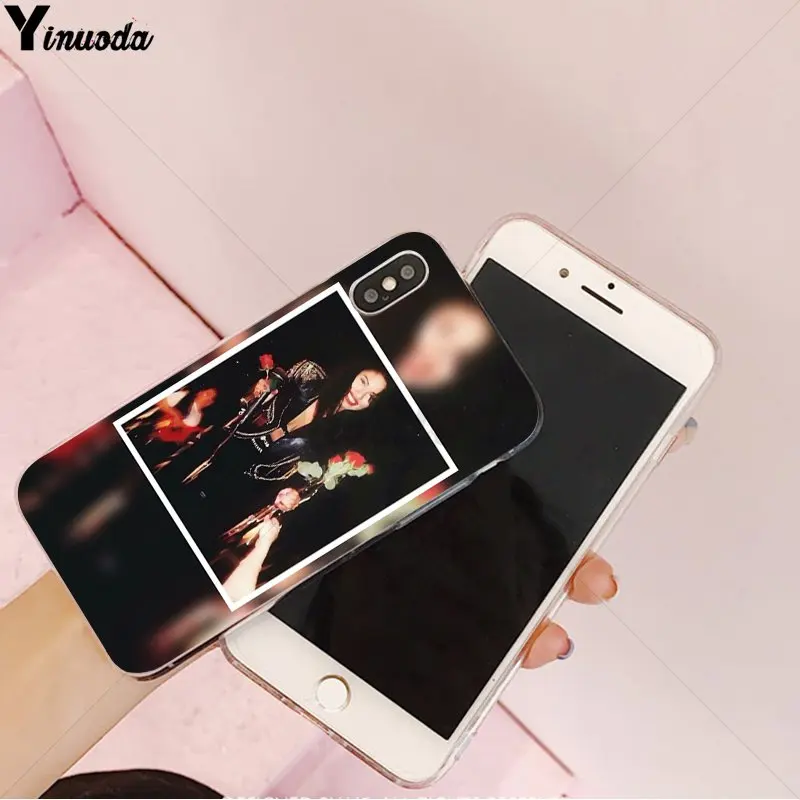 Yinuoda selena quintanilla DIY Окрашенные красивые аксессуары для телефонов Чехол Apple iPhone 8 7 6 6S