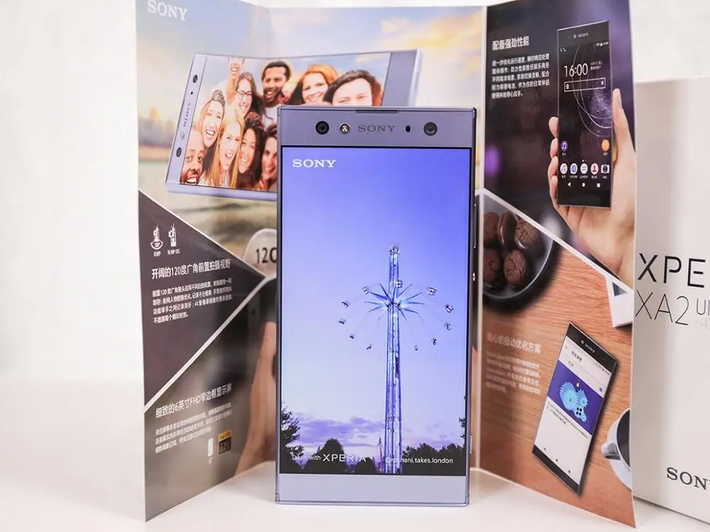 Разблокированный смартфон Sony Xperia XA2 Ultra 4G LTE Android Octa Core RAM 4 Гб ROM 32 Гб 6,0 дюйма 23 МП камера мобильный телефон