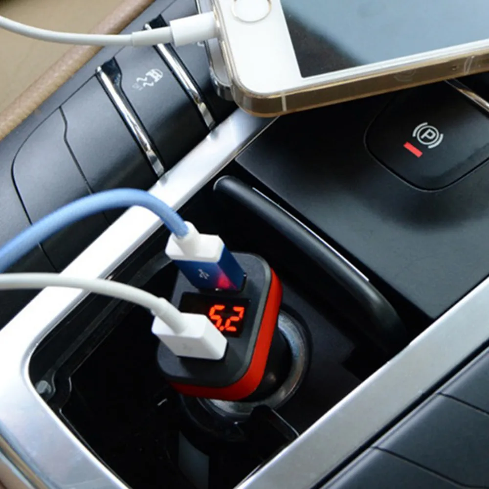 Автомобильное зарядное устройство Quick Charge 4 0 3 Металлический Двойной Usb для Iphone
