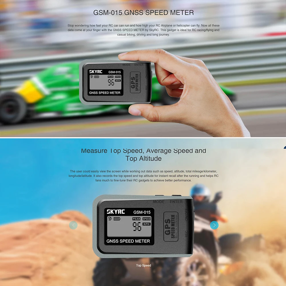 GOOLRC GSM 015 GNSS GPS скоростной Измеритель для радиоуправляемых дронов FPV