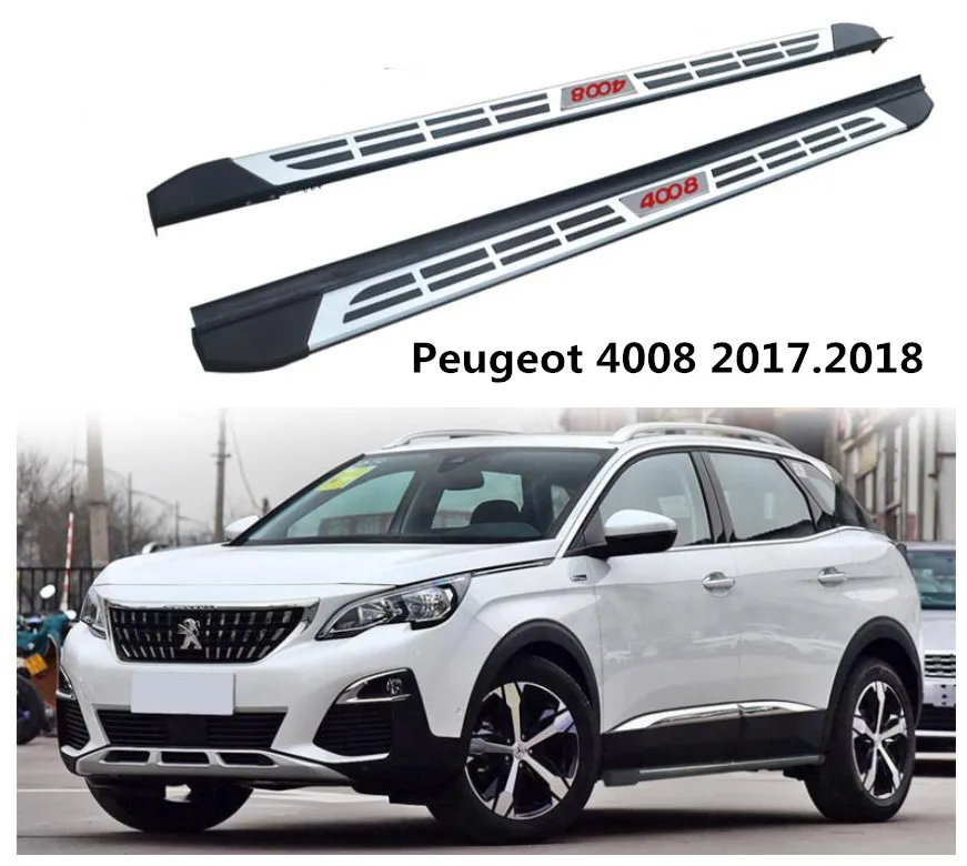 Автомобильные подножки для Peugeot 4008 2017 2018 Боковые ступенчатые педали