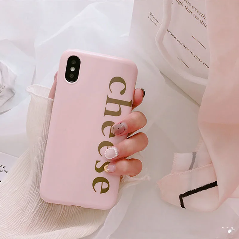 Pink Cheese X Apple6 plus iPhone7plus/8/6s Anti-fall Mobile Shell | Мобильные телефоны и аксессуары
