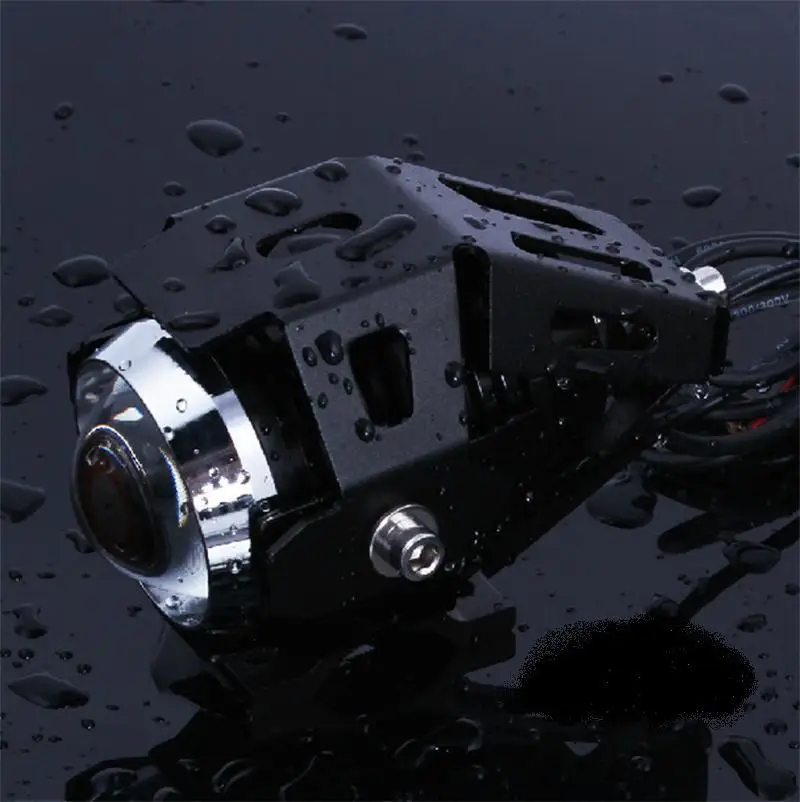 1 пара 125 Вт 2 Цвет 3000LM U5 светодиодный Водонепроницаемый Мотоцикл головной